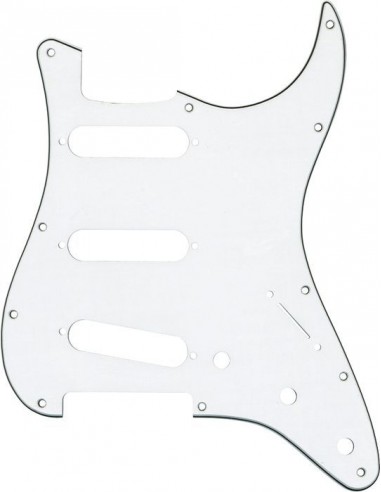 Fender Battipenna Strat SSS White Battipenna strumenti musicali